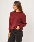 Pull Juliette bordeaux