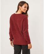 Pull Juliette bordeaux