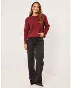 Pull Juliette bordeaux