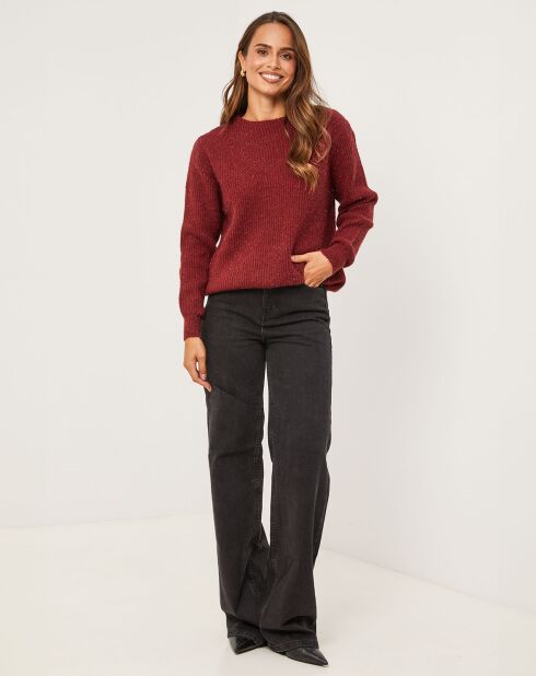 Pull Juliette bordeaux