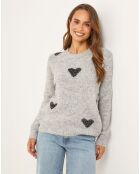 Pull Martha gris clair