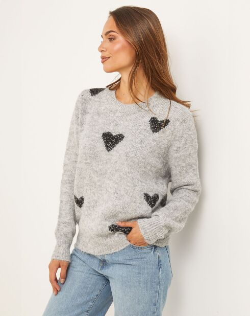 Pull Martha gris clair