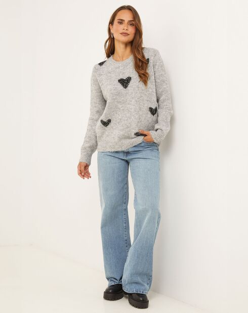 Pull Martha gris clair