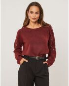 Pull Alix bordeaux
