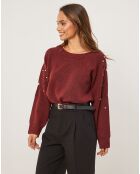 Pull Alix bordeaux