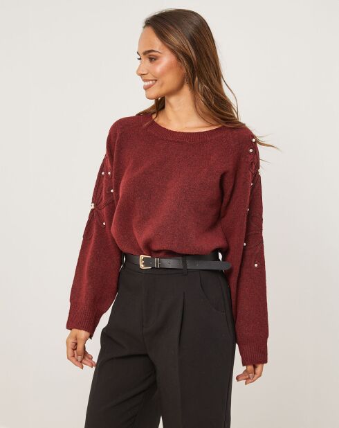 Pull Alix bordeaux
