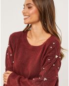 Pull Alix bordeaux