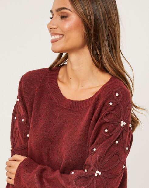 Pull Alix bordeaux