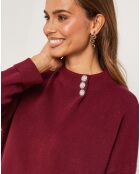 Pull Hadja bordeaux