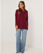 Pull Hadja bordeaux