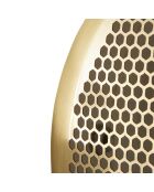 Applique en métal blanc et doré sonik