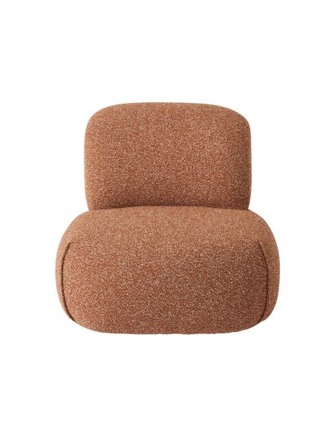 Fauteuil pivotant corail Cesar - 81 x 92 x 71 cm