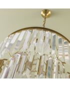 Lustre Fulgurant 11 lampes doré - 52 x 52 x 63 cm