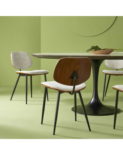 6 Chaises olympia beiges