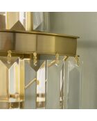 Applique dorée fulgurant