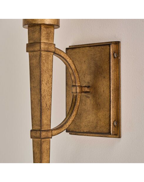 Applique en métal dorée Olympique - 27 x 25 x 59 cm