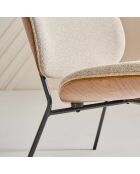 Fauteuil Serge écru - 62 x 65 x 68 cm