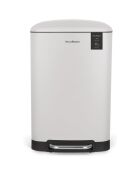 Poubelle à pédale blanche - 20L