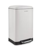 Poubelle à pédale blanche - 20L