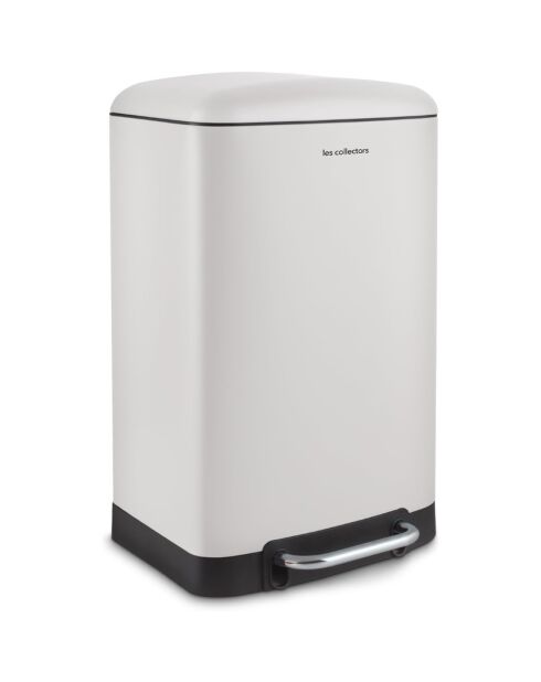 Poubelle à pédale blanche - 20L