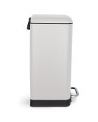 Poubelle à pédale blanche - 20L