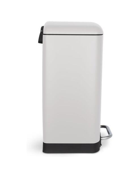 Poubelle à pédale blanche - 20L