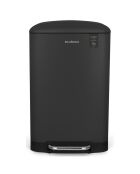 Poubelle à pédale gris foncé - 20L