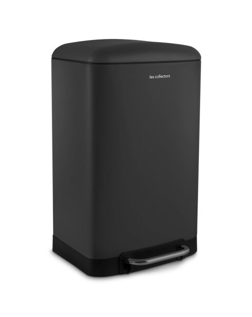 Poubelle à pédale gris foncé - 20L