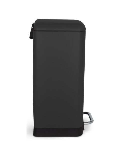 Poubelle à pédale gris foncé - 20L