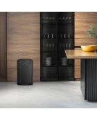 Poubelle à pédale gris foncé - 20L