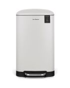 Poubelle à pédale blanche - 40L