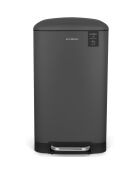 Poubelle à pédale grise - 40L
