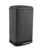 Poubelle à pédale grise - 40L