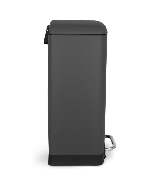 Poubelle à pédale grise - 40L