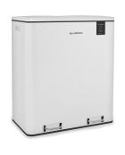 Poubelle de tri blanche - 2x30L