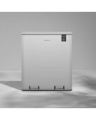 Poubelle de tri blanche - 2x30L