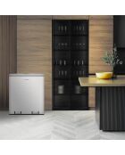 Poubelle de tri blanche - 2x30L