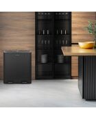 Poubelle de tri gris foncé - 2x30L