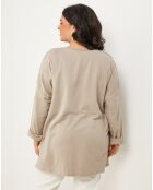Pull Perrine taupe