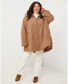 Manteau Clemence camel