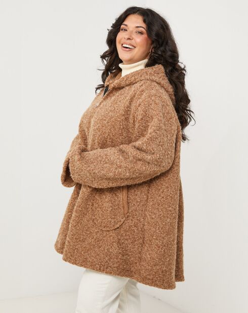 Manteau Clemence camel