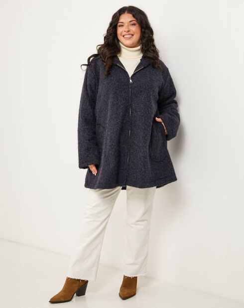 Manteau Clemence marine