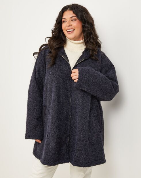 Manteau Clemence marine