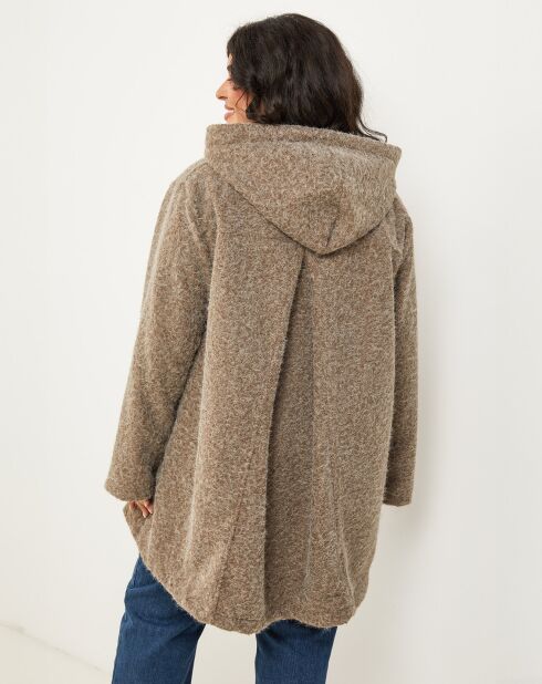 Manteau Clemence taupe