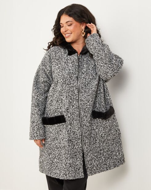 Manteau Sofia gris