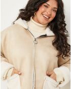 Blouson Aurelie beige