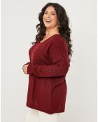 Pull Martha bordeaux