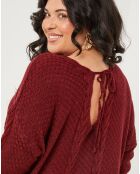 Pull Martha bordeaux