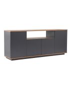 Arista dressoir antraciet/Atlantic pine - 180x75x44,5 cm