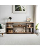 Arista dressoir antraciet/Atlantic pine - 180x75x44,5 cm